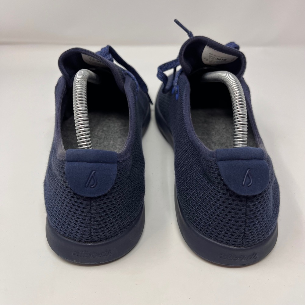 Allbirds Tree Skippers Sneakers Low Top Eucalyptus Men 10 Navy Blue Casual EUc - Picture 4 of 7